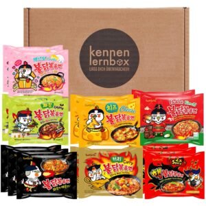 Get to know Buldak Box |Samyang Hot Chicken Ramen 16er Mix |Korean hot chicken ramen 16er mix to try 16-piece range